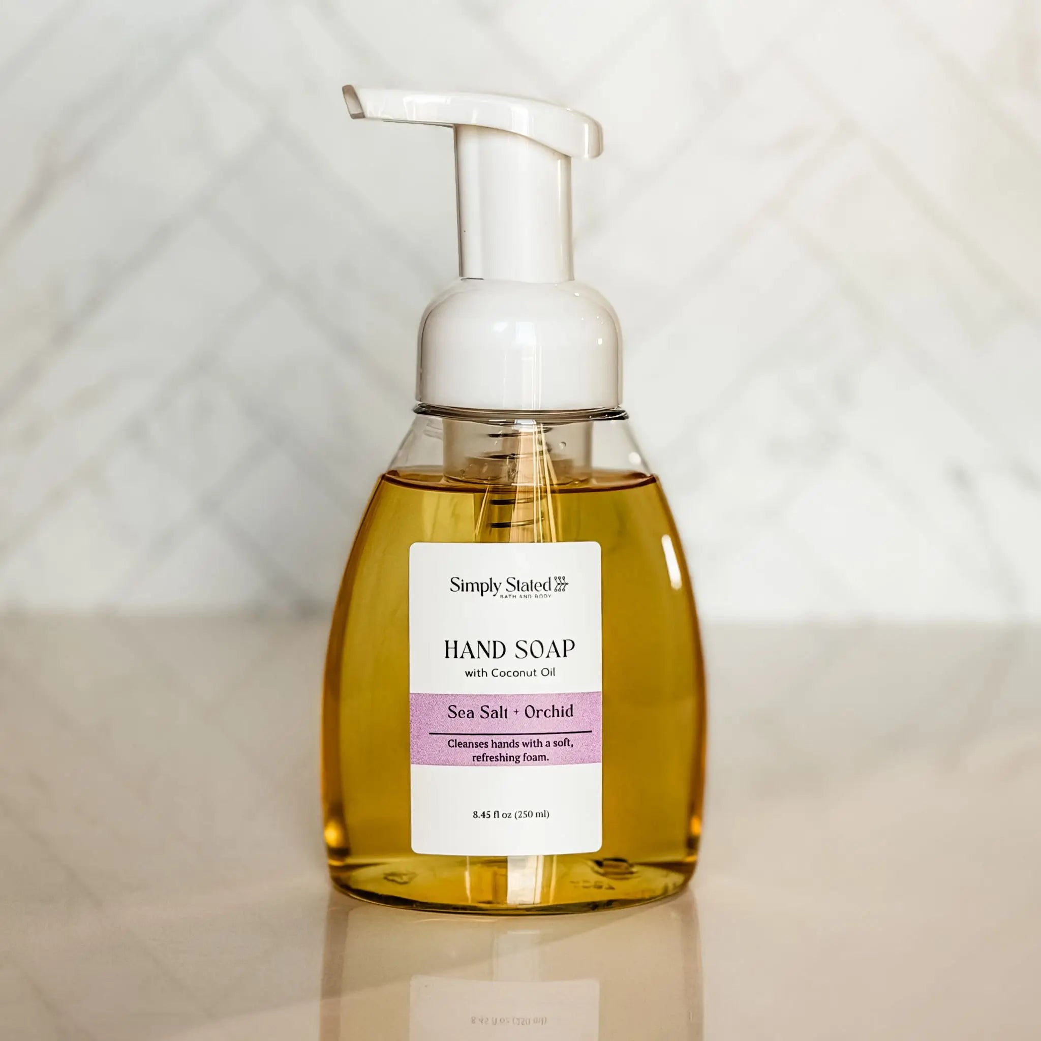 Simply Stated Creations Hand Soaps Sea Salt + Orchid (natural) Sea Salt + Orchid Foaming Hand Soap