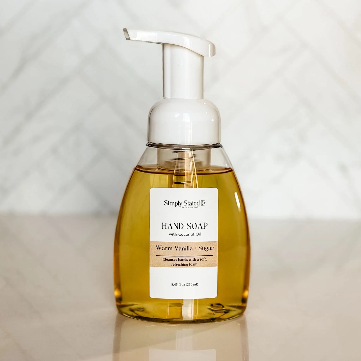 Simply Stated Creations Hand Soaps Warm Vanilla + Sugar Foaming Hand Soap