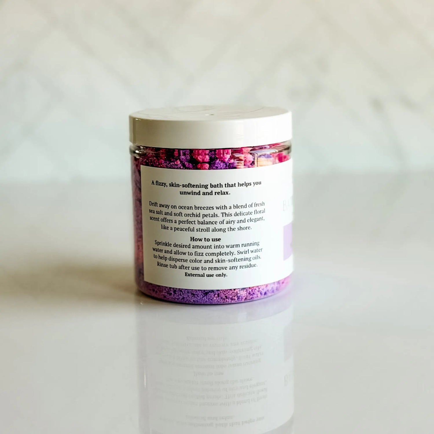Sea Salt + Orchid Bath Bomb Powder