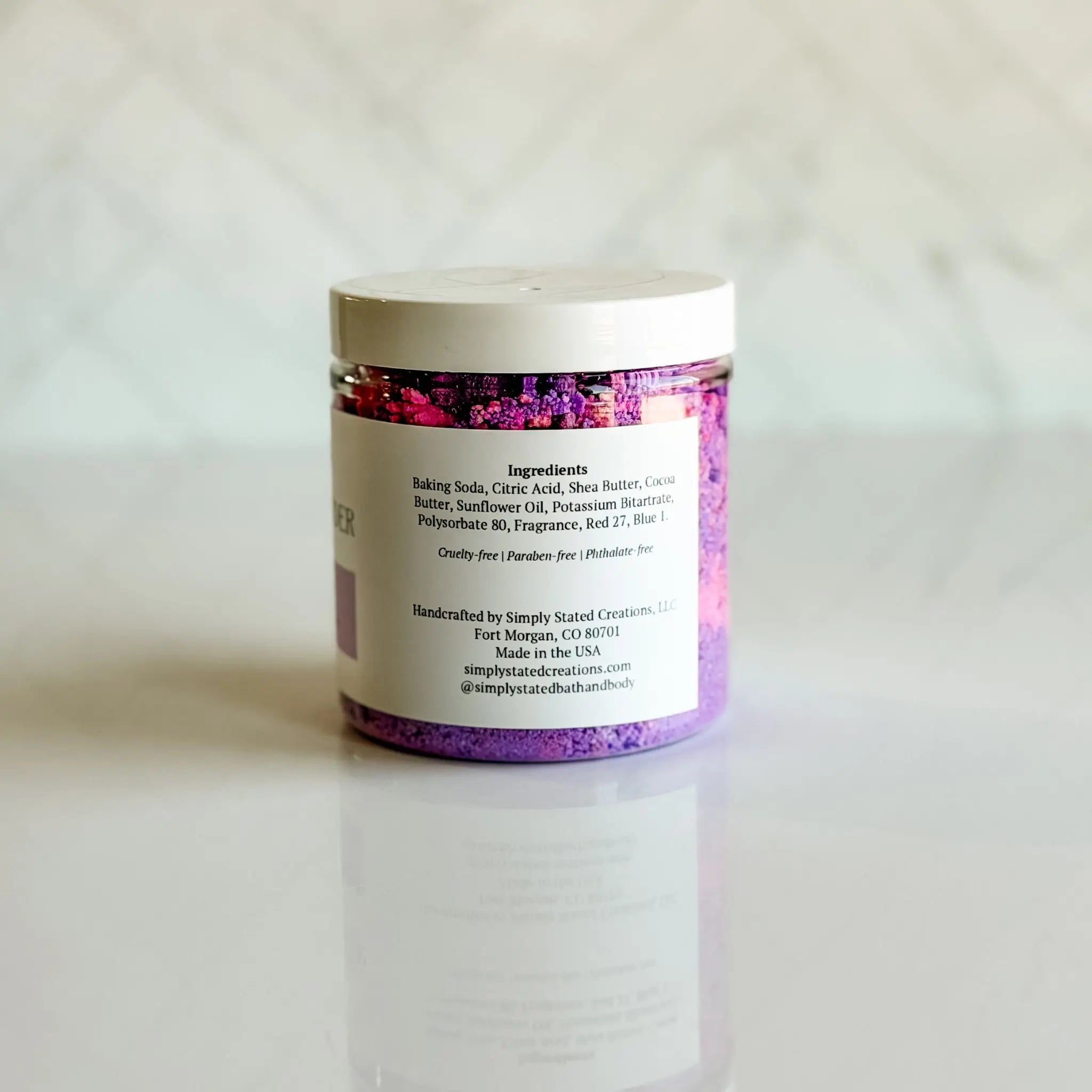Simply Stated Creations Bath Bombs Sea Salt + Orchid Bath Bomb Powder