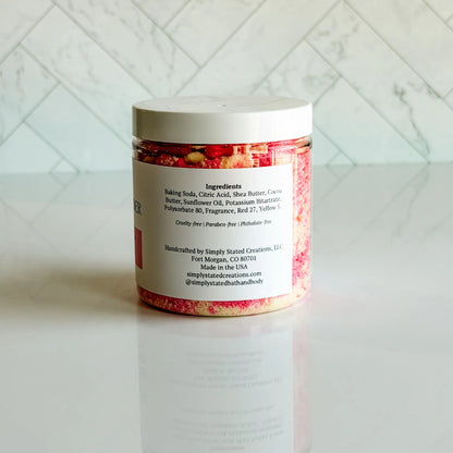 Simply Stated Creations Bath Bombs Sweet Berry + Vanilla Bath Bomb Powder