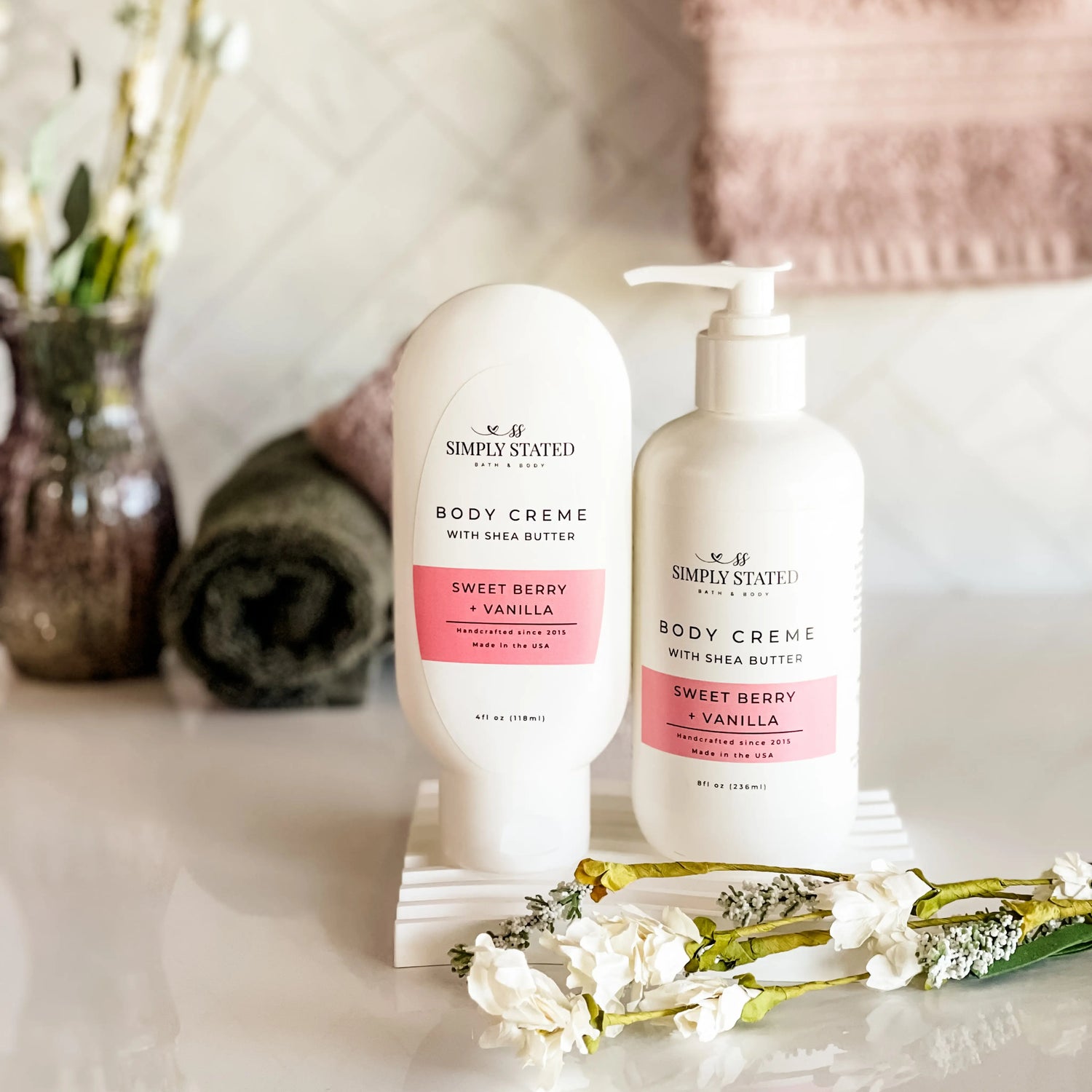 Simply Stated Creations Moisturizers Sweet Berry + Vanilla Body Creme