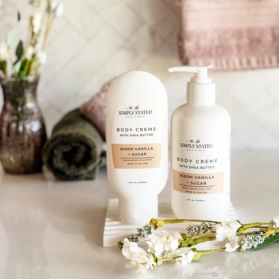 Simply Stated Creations Moisturizers Warm Vanilla + Sugar Body Creme