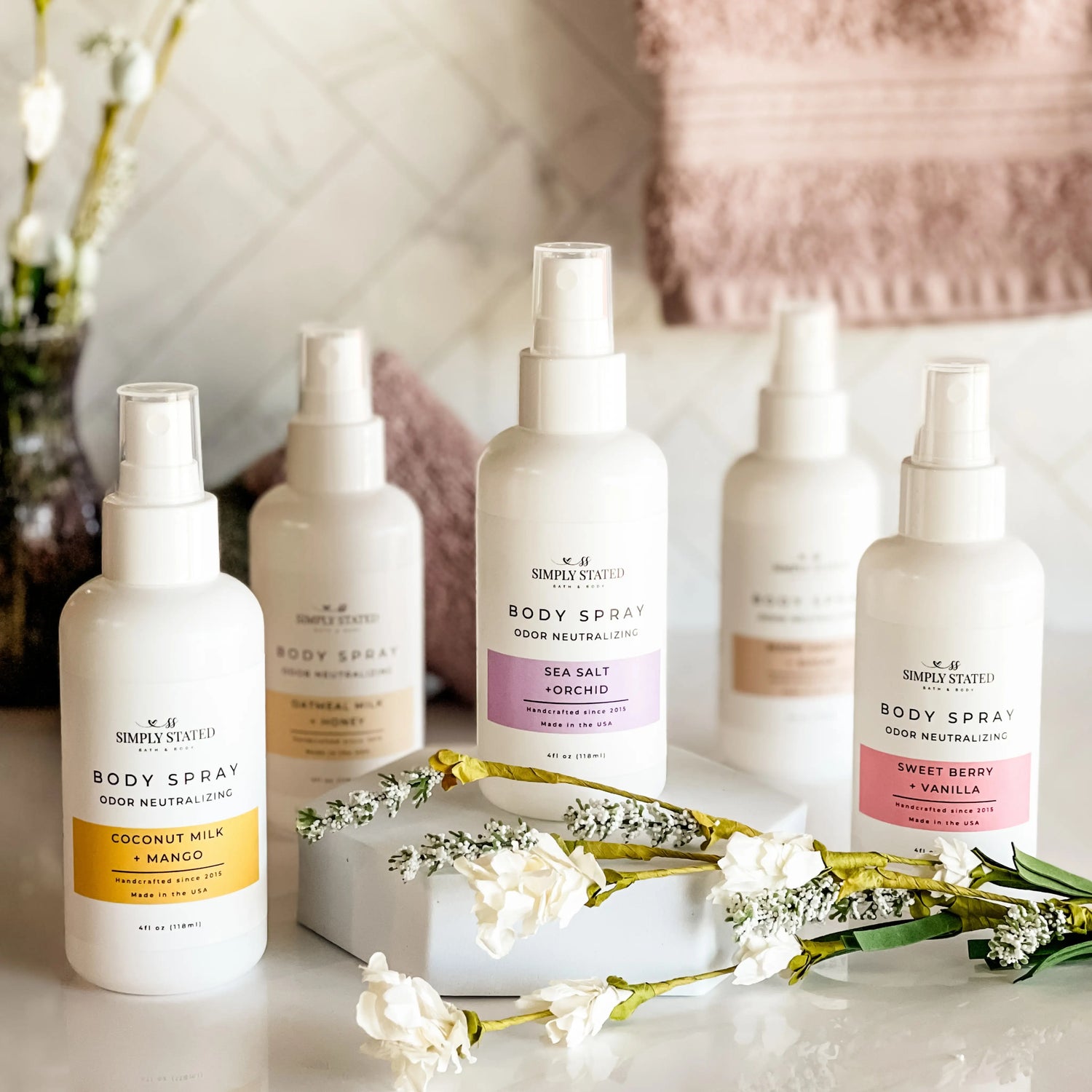 Simply Stated Creations Body Sprays Sweet Berry + Vanilla Body Spray