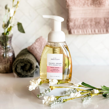 Simply Stated Creations Hand Soaps Sweet Berry + Vanilla Foaming Hand Soap