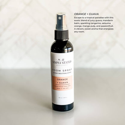Simply Stated Creations Air Fresheners Orange + Guava Odor Neutralizing Room Spray