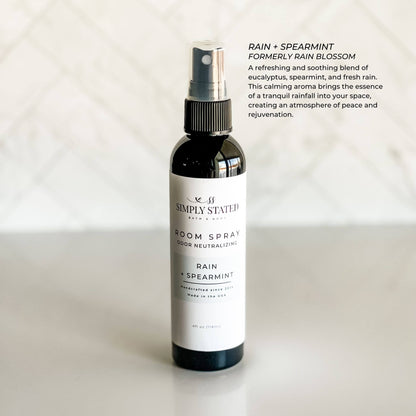 Simply Stated Creations Air Fresheners Rain + Spearmint Odor Neutralizing Room Spray