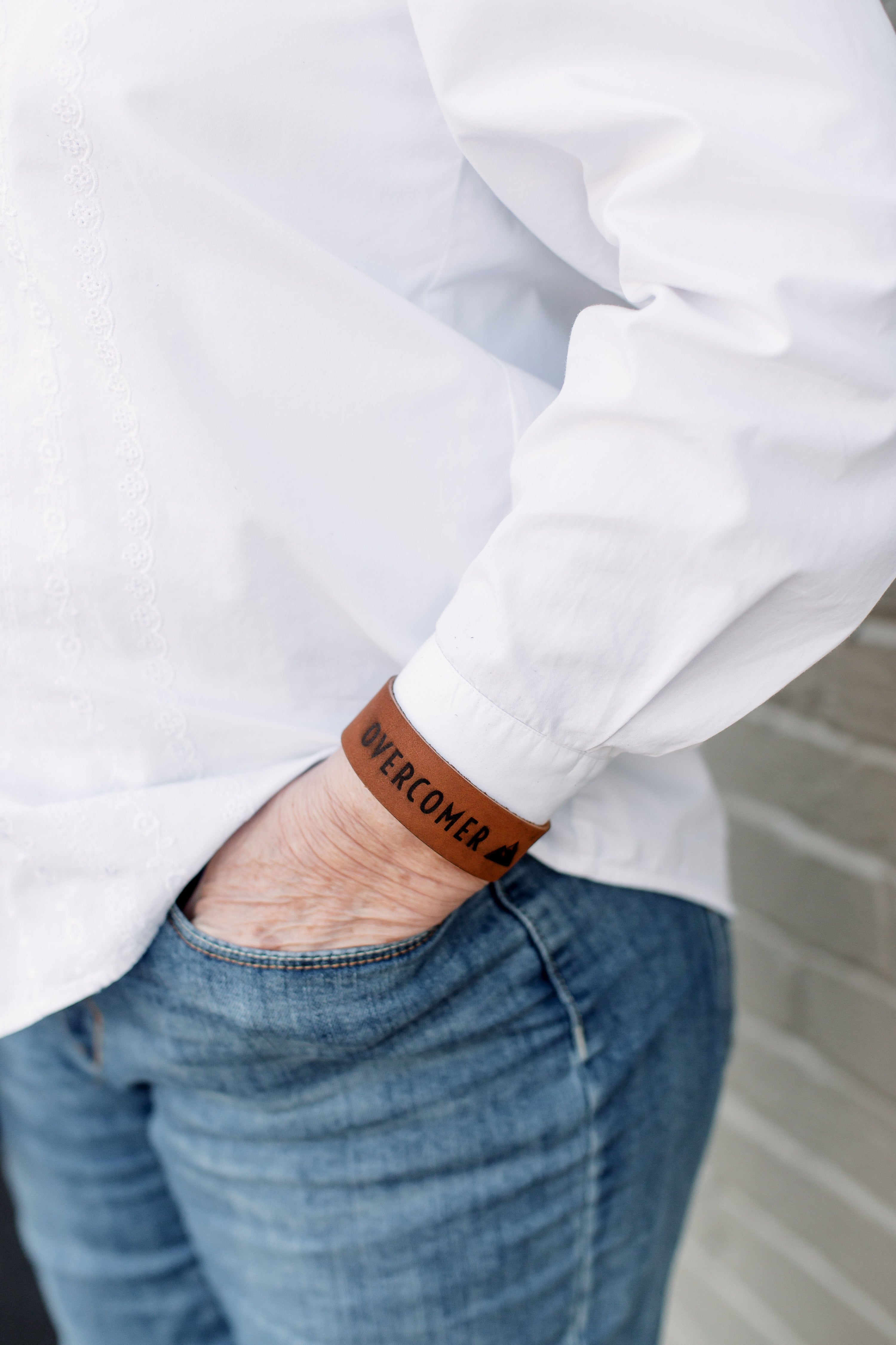 Urban Southern Accessories OVERCOMER Cuff Bracelet