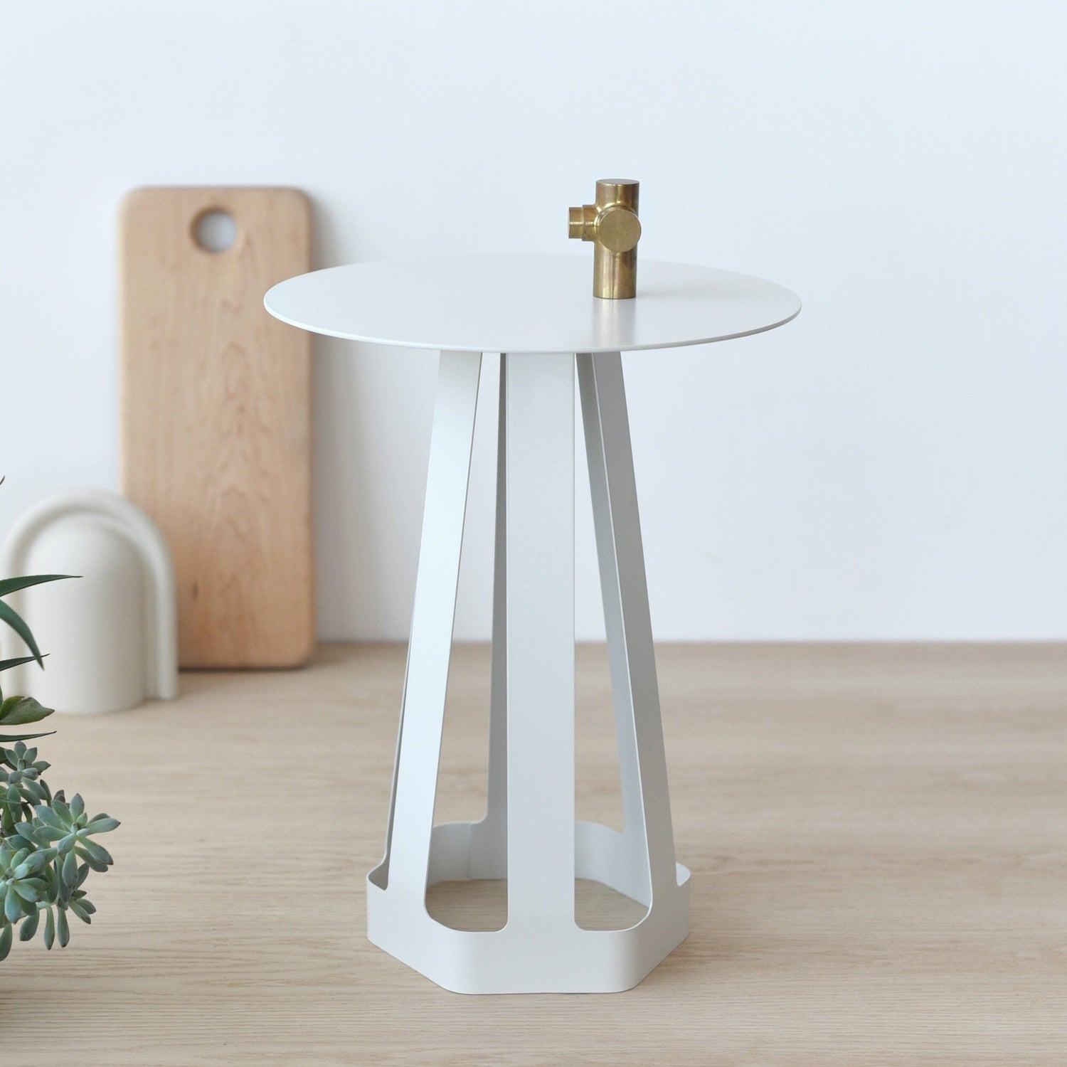 Misewell Tables White Sixagon