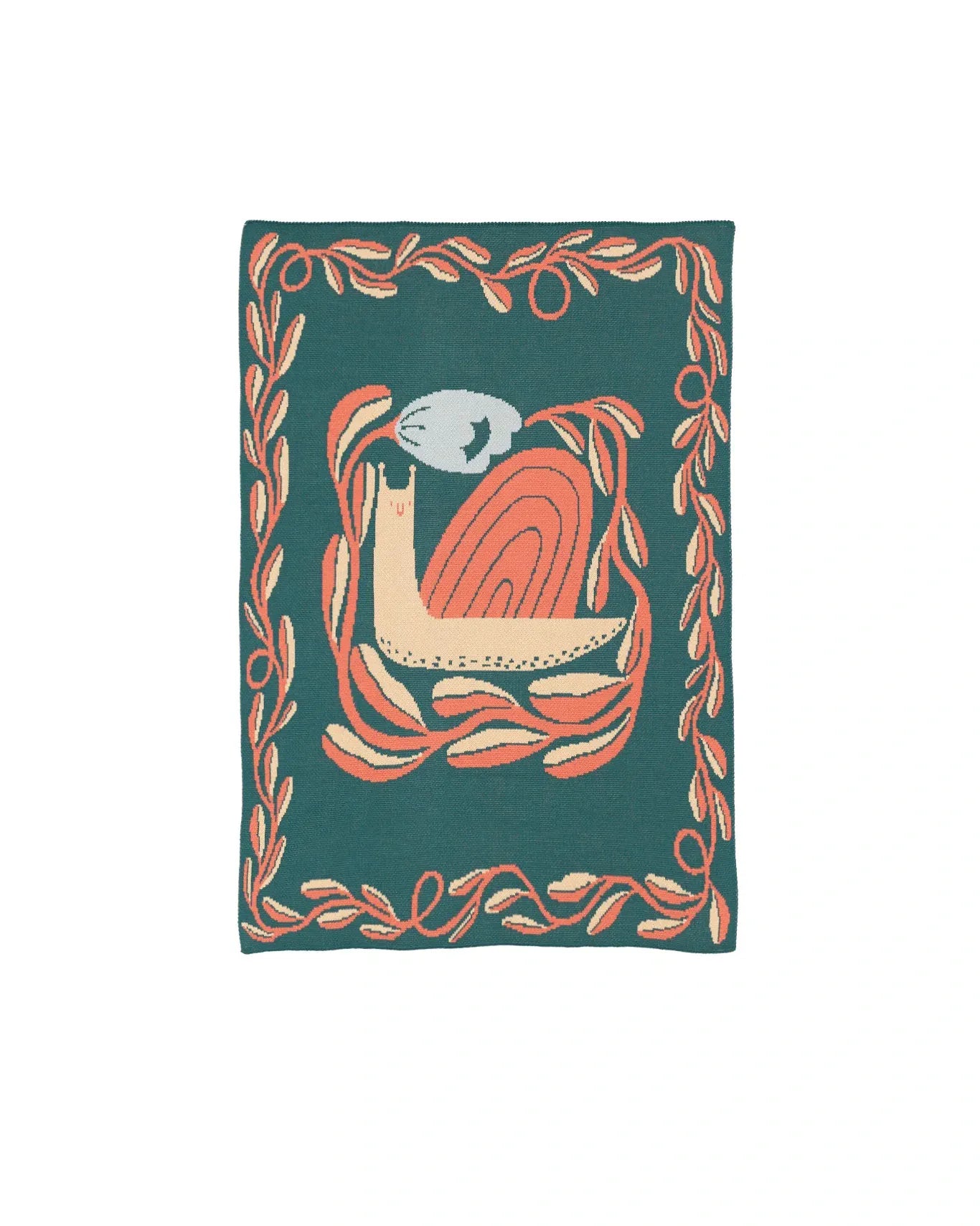 Biquette Baby Blanket Ripple in Egyptian Cotton Snail Trail - Baby &amp; Kid&