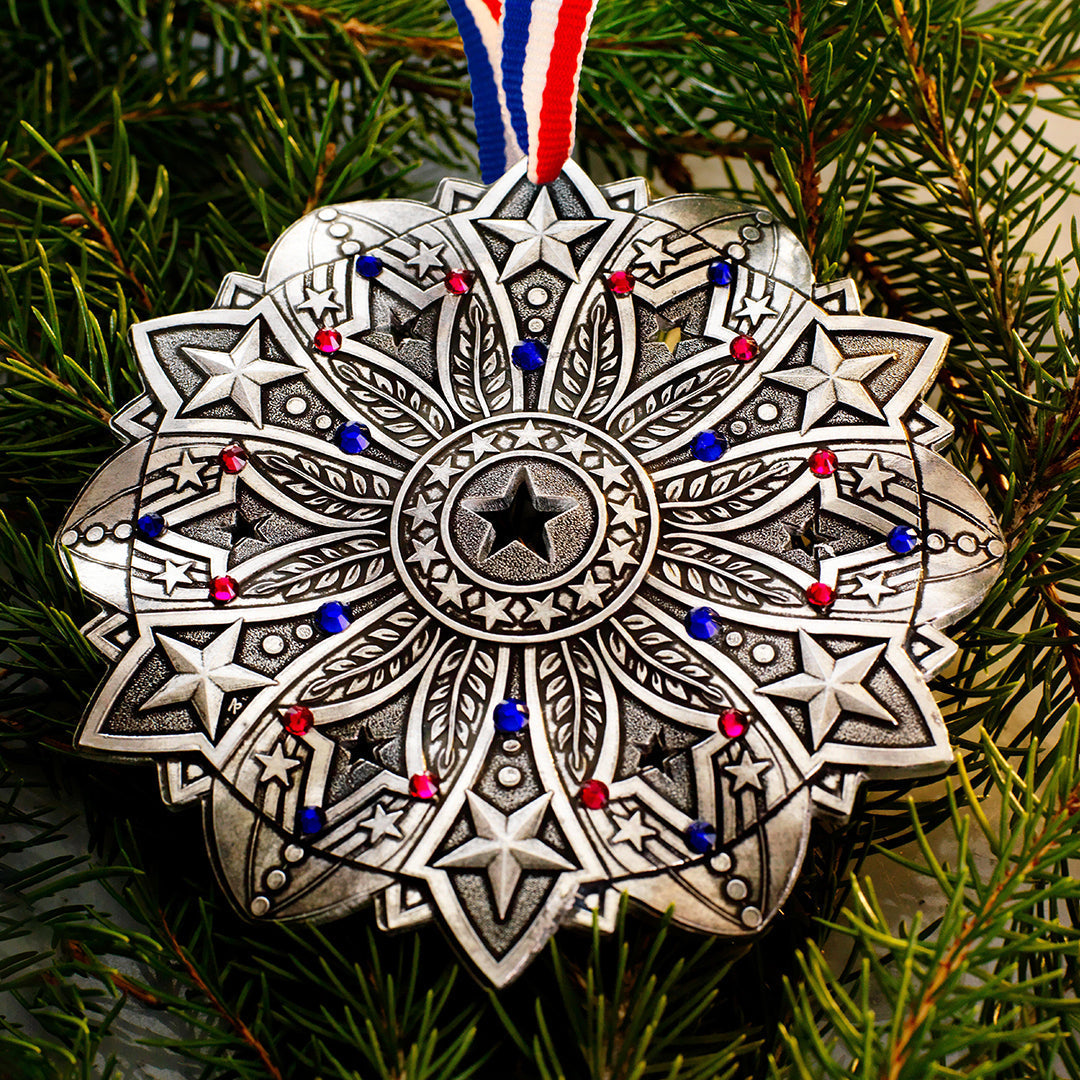 Snow Crystal 2026- Star Spangled Ornament (America250 Edition)