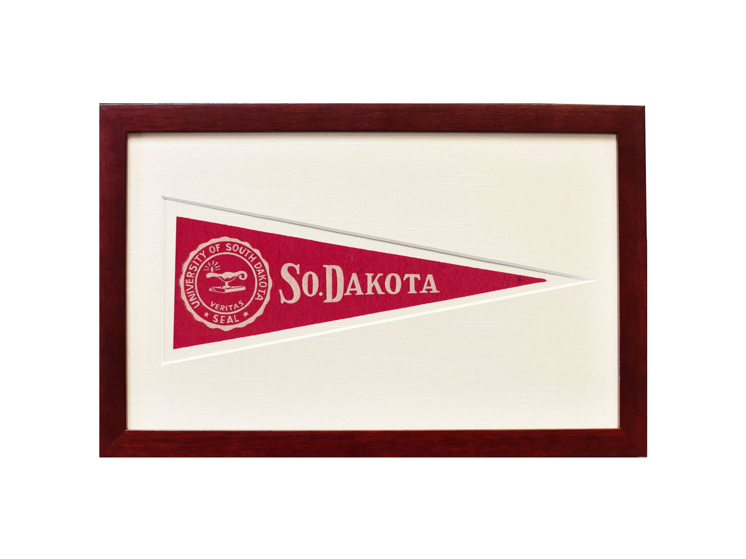 Vintage University of South Dakota Hormel Pennant