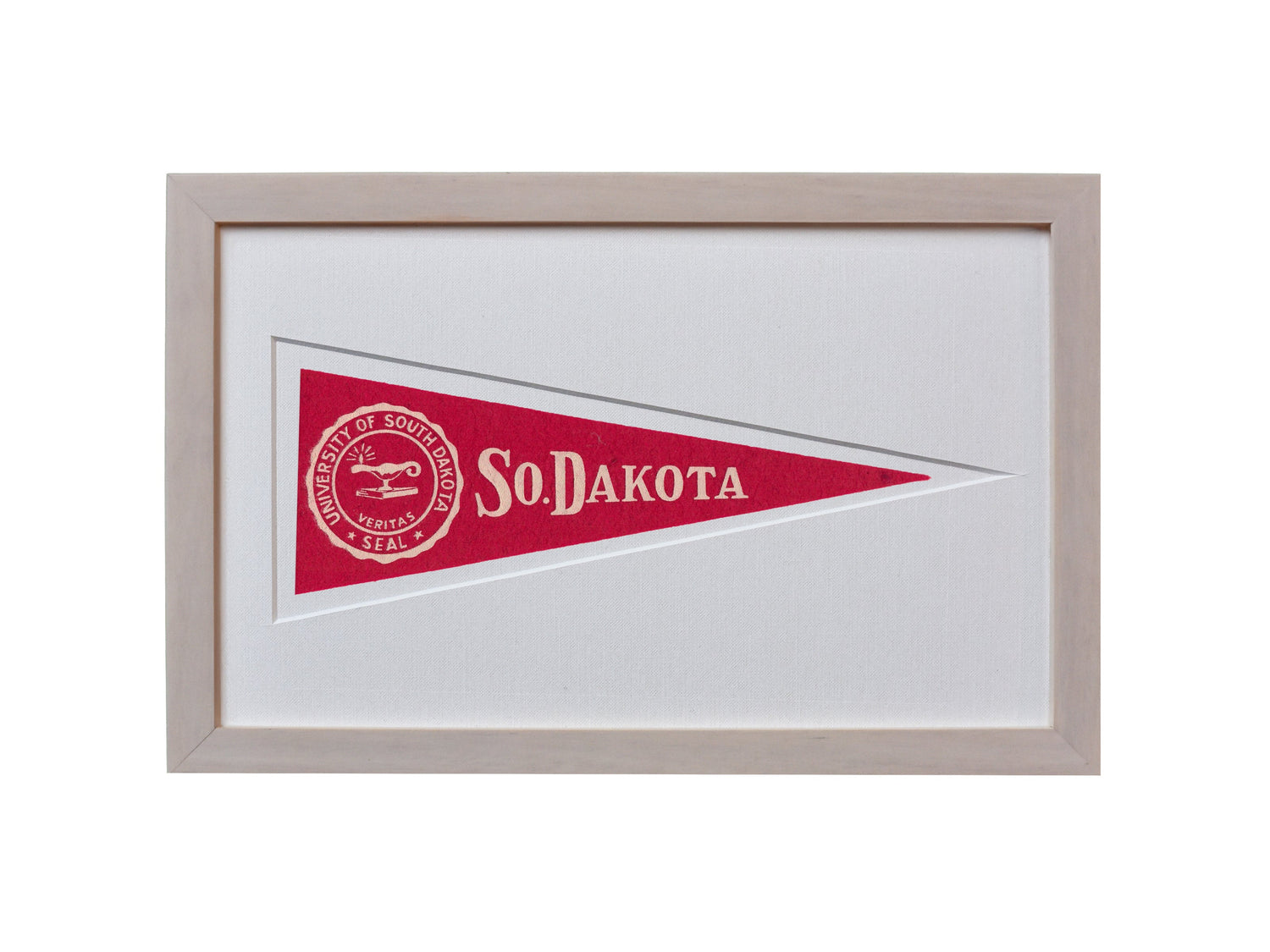 Vintage University of South Dakota Hormel Pennant