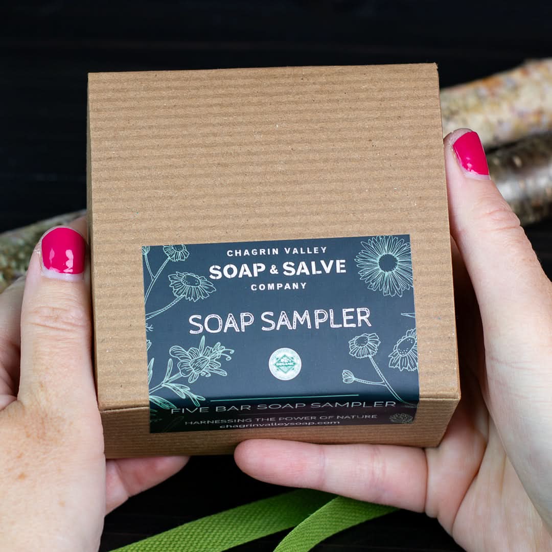 Chagrin Valley Soap &amp; Salve Gift Soap Sampler 5-Sample Box Gift: Soap Sampler 5-Bar Gift Box