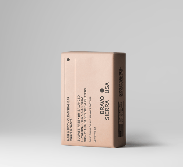 Bravo Sierra SOLID CLEANSER ORRIS & SANTAL HAIR & BODY CLEANSING BAR