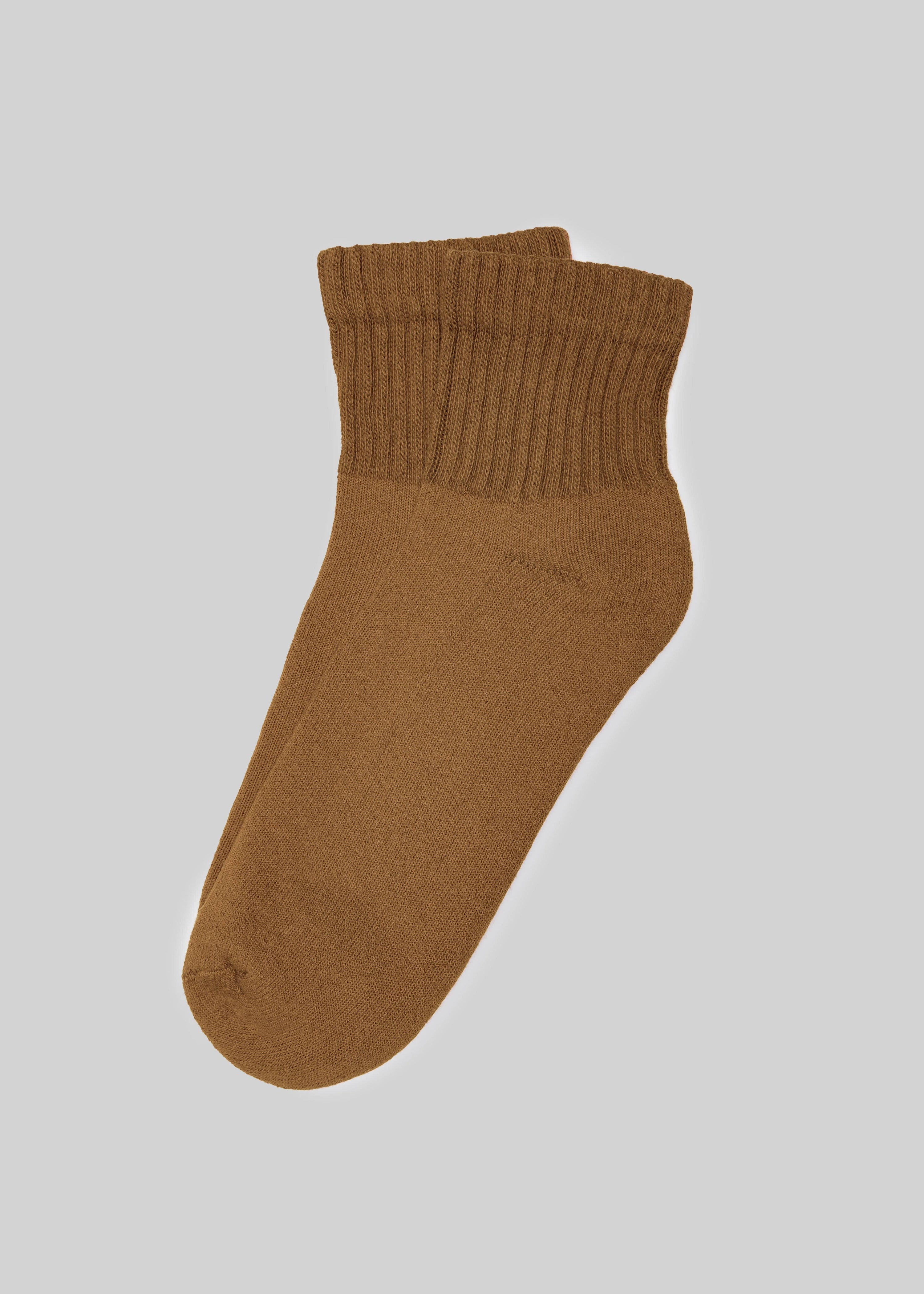 American Trench Socks Nutmeg / One Size The Solids Quarter Crew