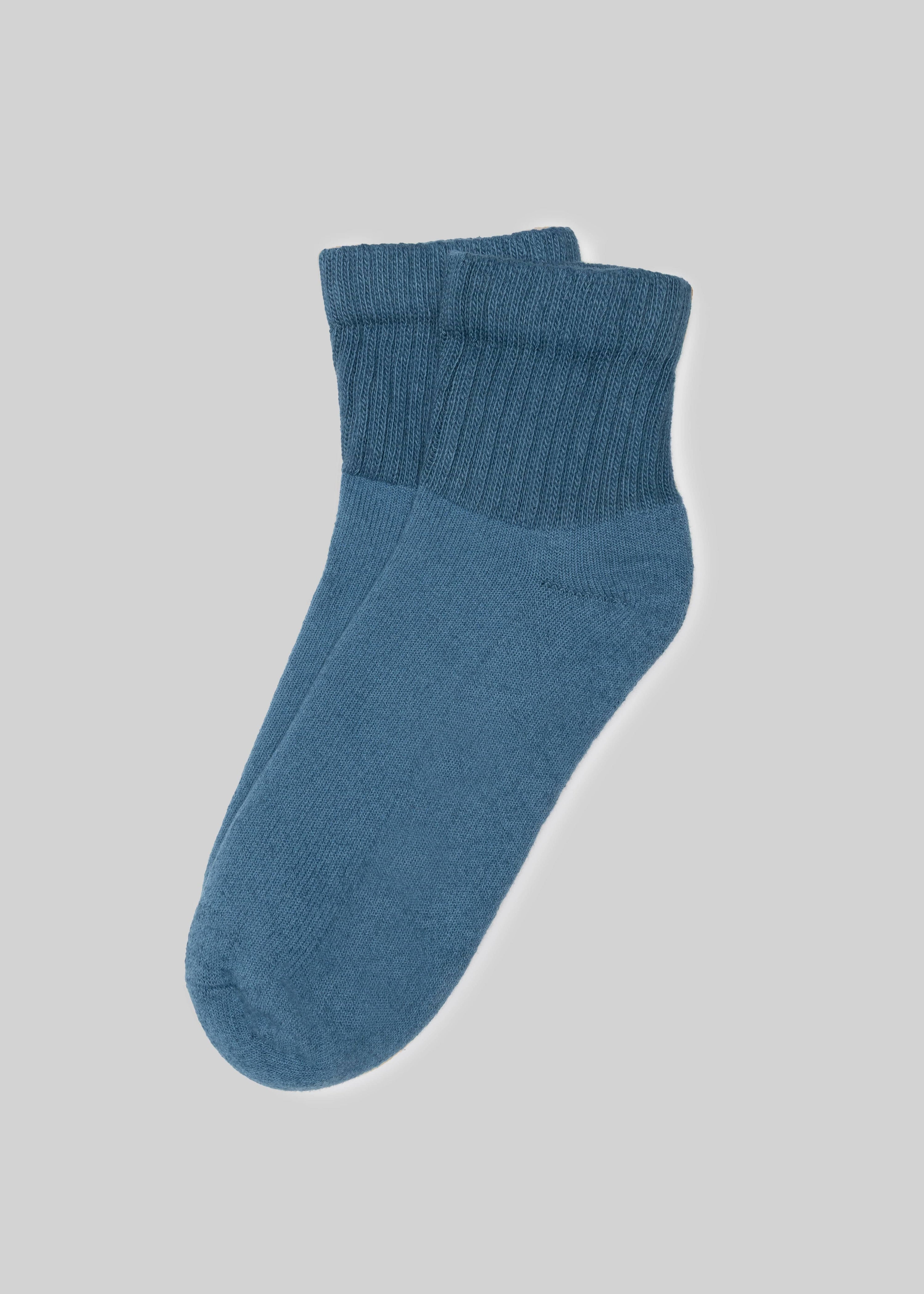 American Trench Socks denim / One Size The Solids Quarter Crew