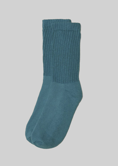 American Trench Retro Sock deep teal / REG The Solids