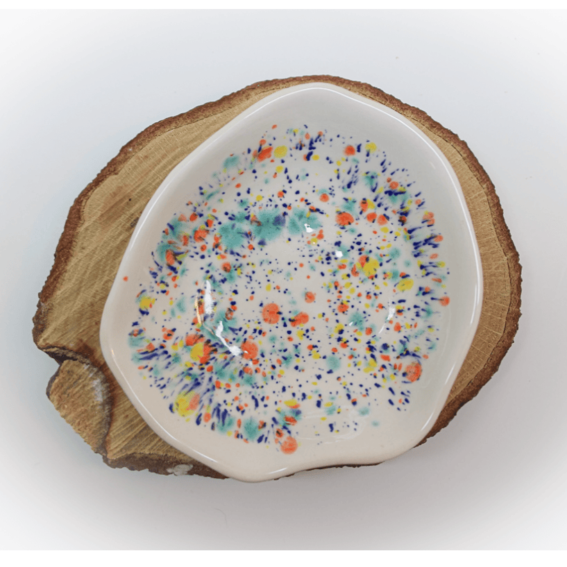 prodigalpottery Ceramic Speckled Spring Artisan Candy Dish