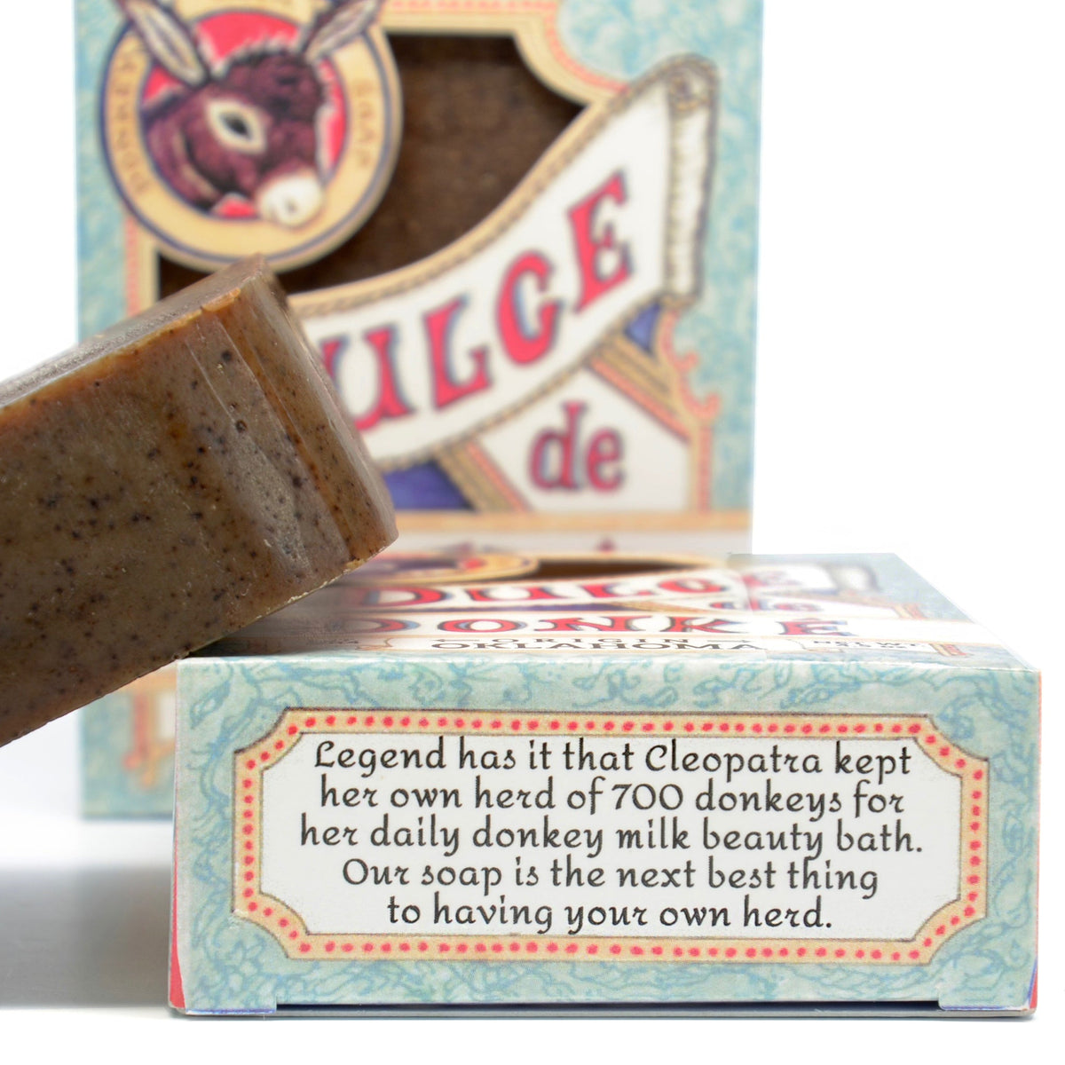 Exfoliating Spiced Coffee Donkey Milk Soap 4.5 oz