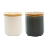 Ceramic Salt & Pepper Cellars + Scoops - My American Goods