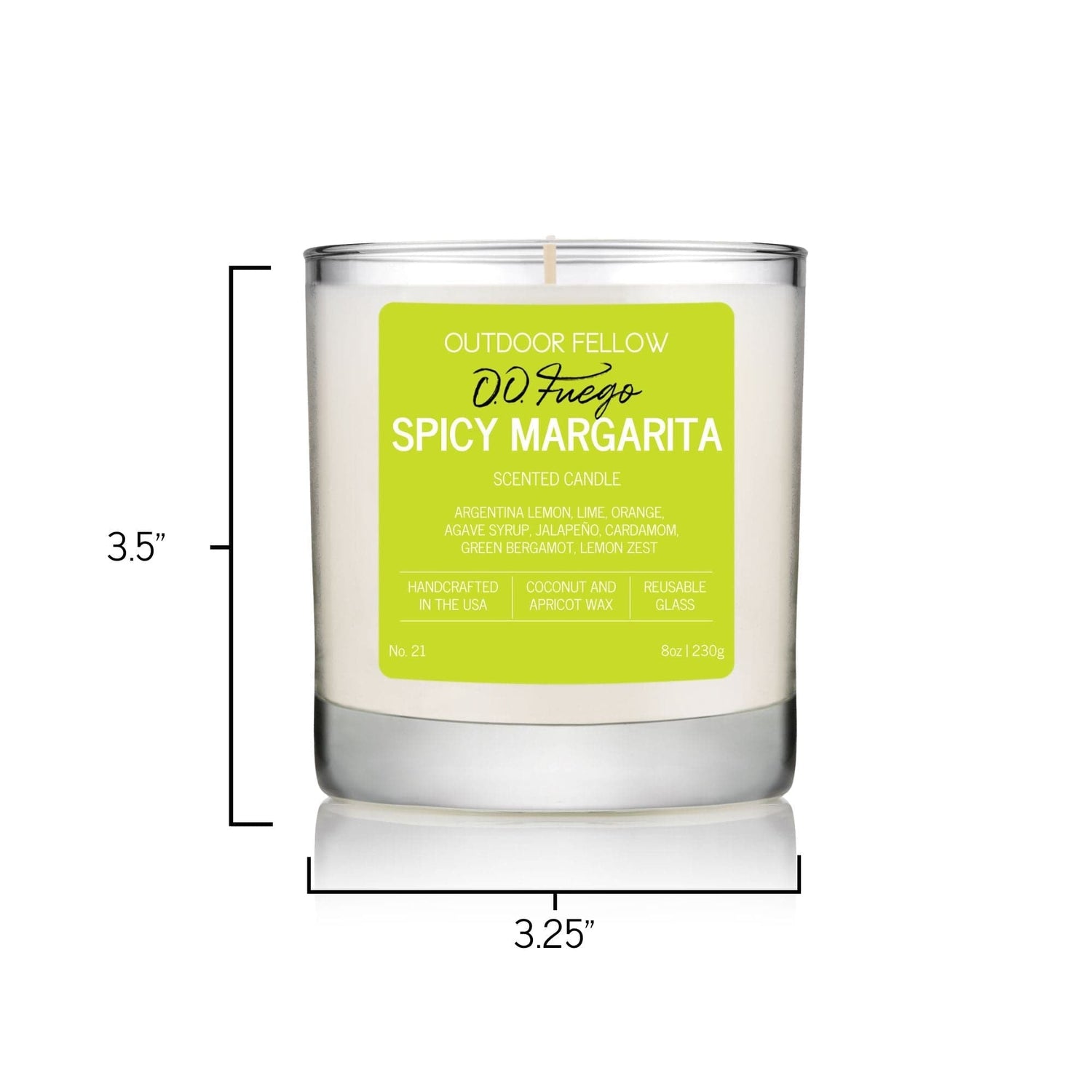 Outdoor Fellow Candles Outdoor Fellow x DD Fuego Spicy Margarita Scented Candle