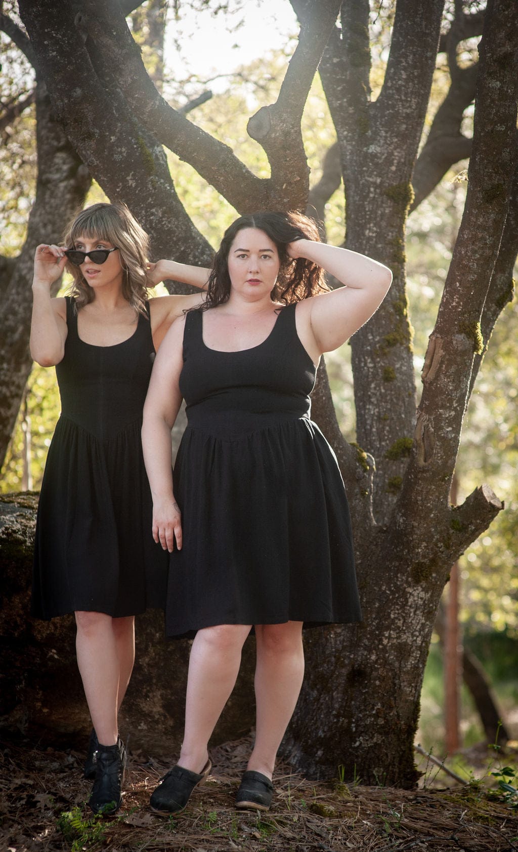 Field Day Dress Agnes dress in Black Linen