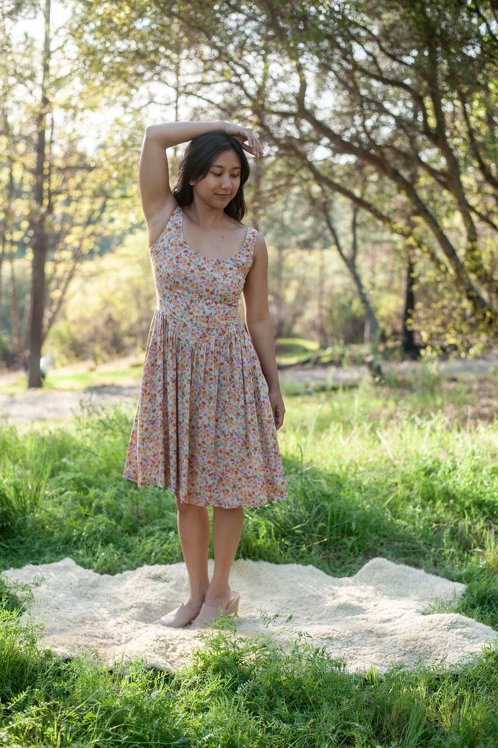 Field Day Dress Agnes dress in Calico Bloom Challis