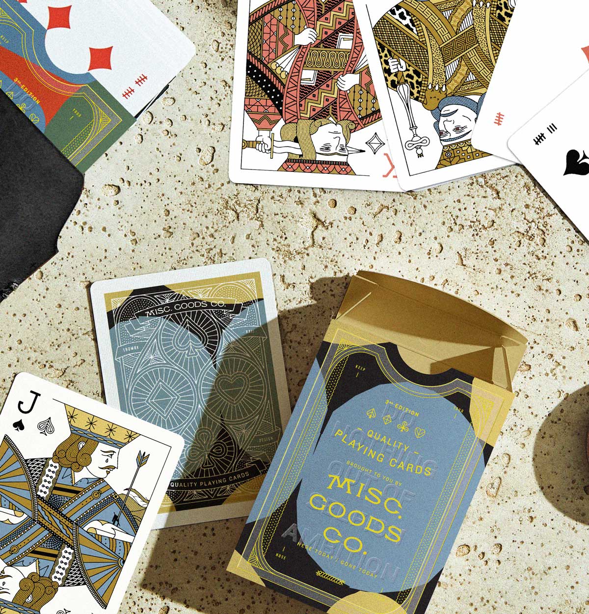 "Misc. Goods" Playing Cards