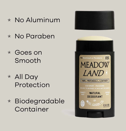 "Meadowland" Natural Deodorant