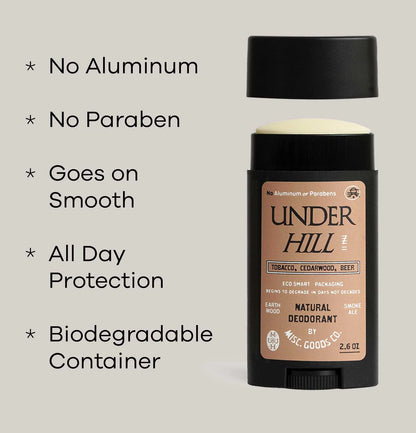 "Underhill" Natural Deodorant