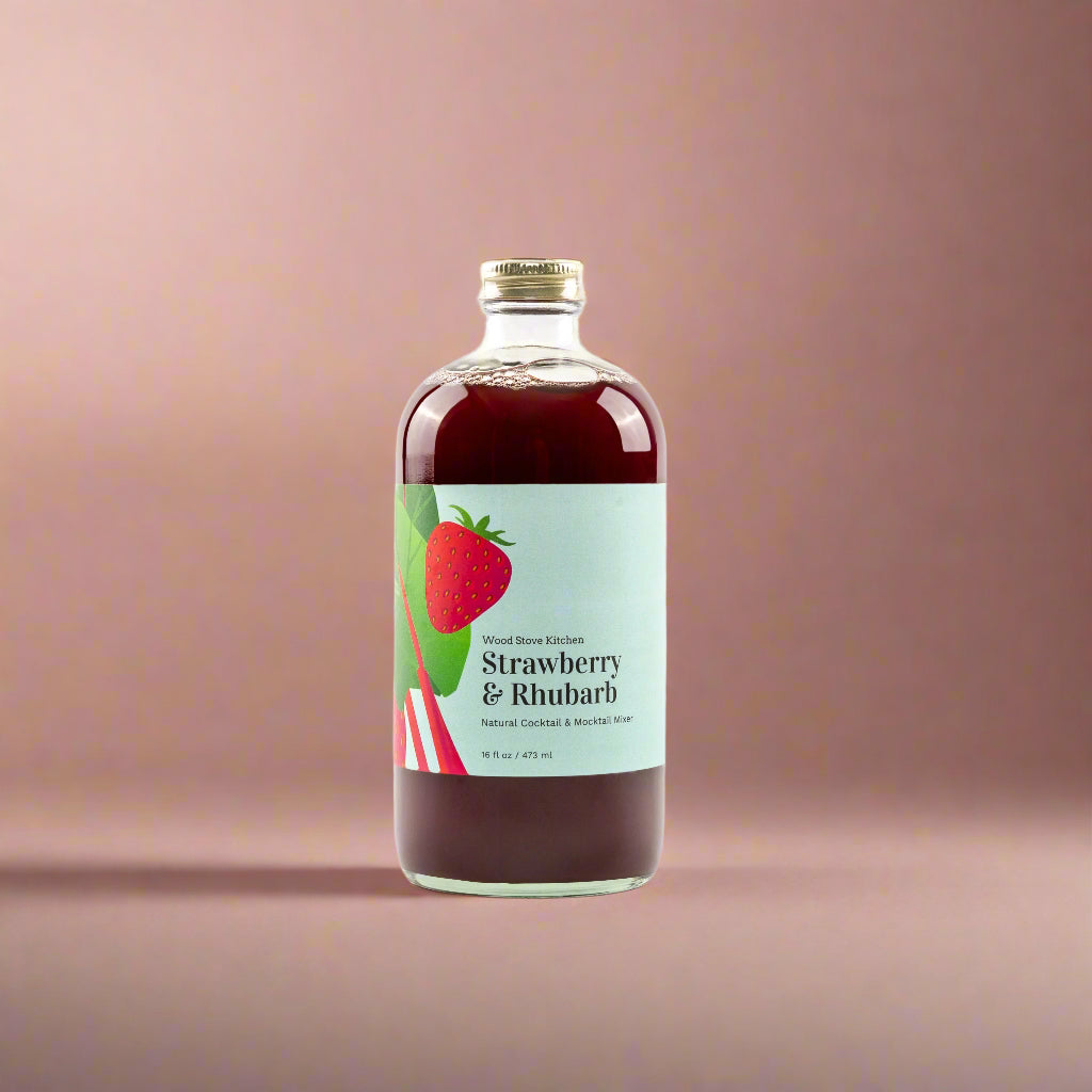 Strawberry-Rhubarb Mixer | 16 fl oz - My American Goods