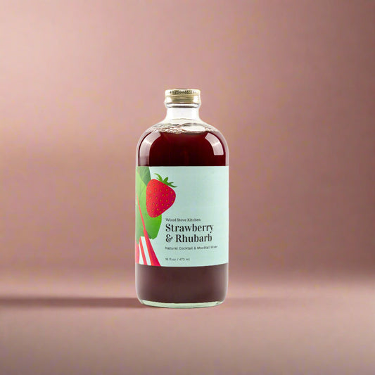 Strawberry-Rhubarb Mixer | 16 fl oz - My American Goods