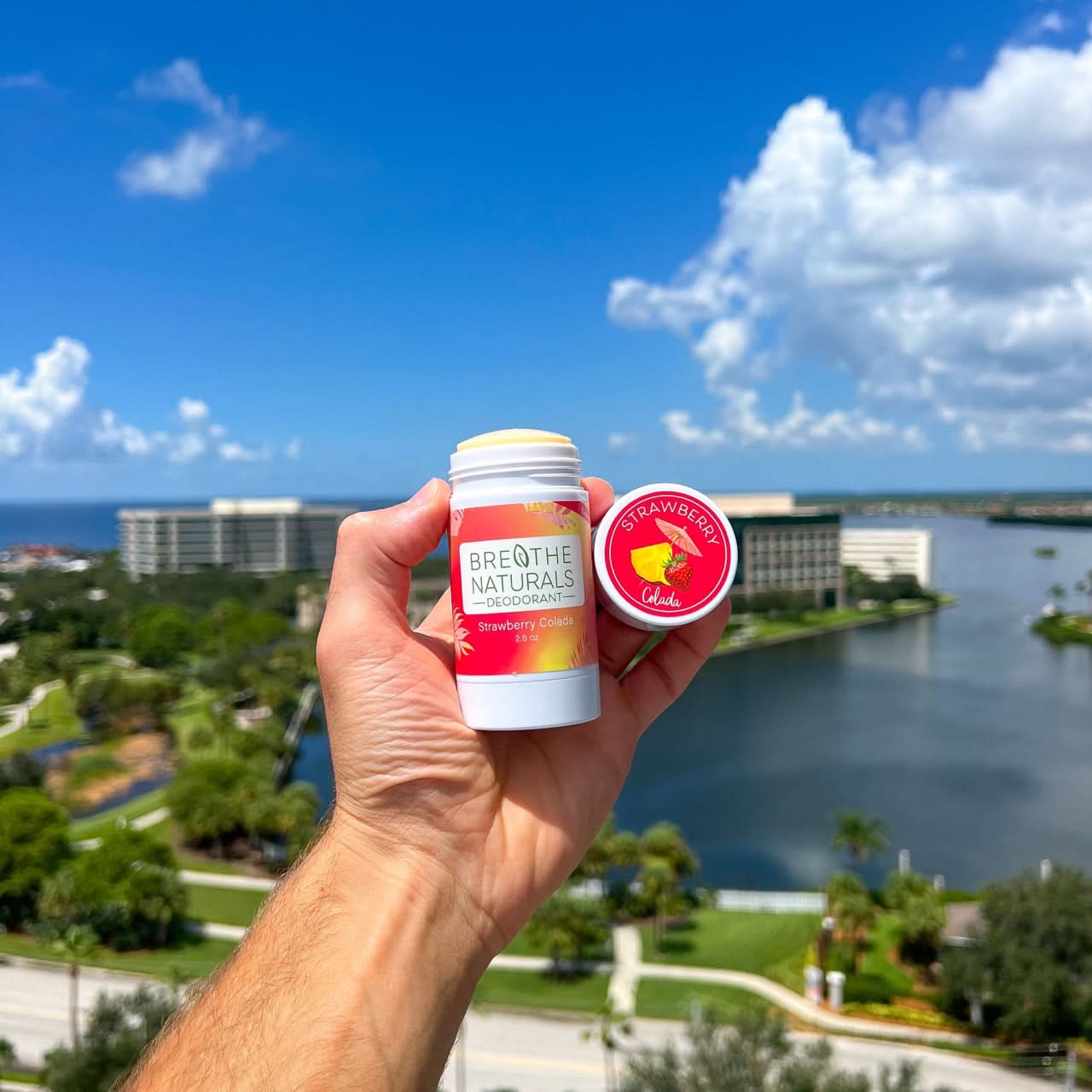 Breathe Naturals Deodorant Strawberry Colada Deodorant