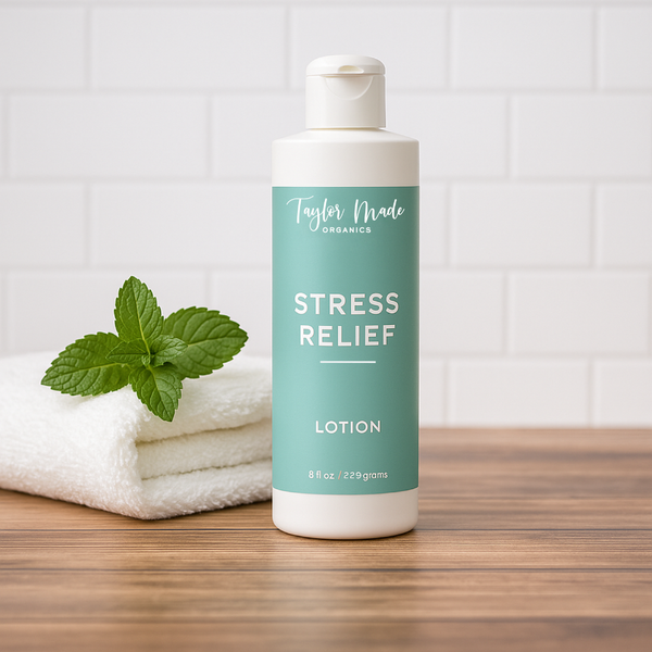 Stress Relief Organic Lotion | lightweight + non-greasy - My American Goods