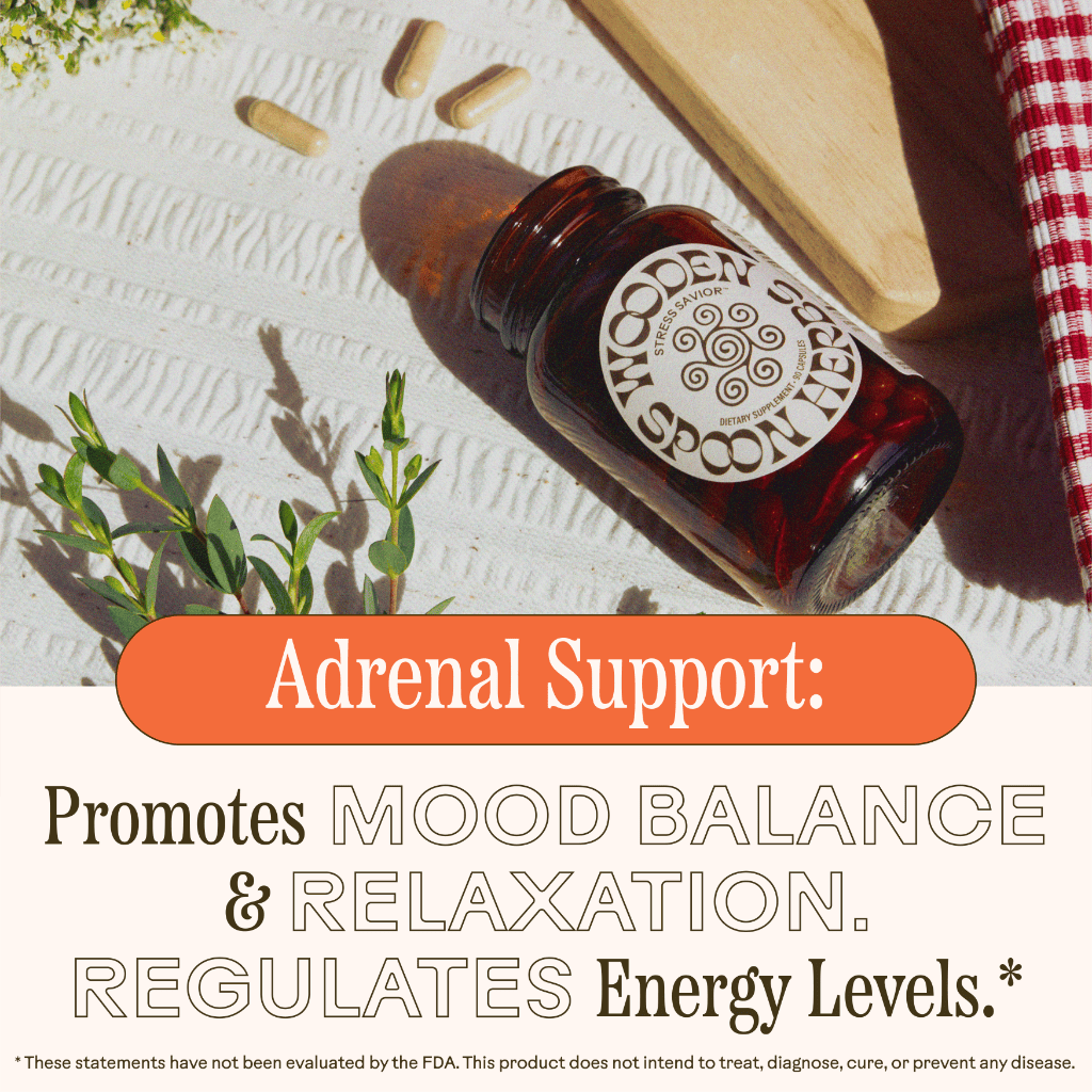 WOODEN SPOON HERBS Capsule Stress Savior