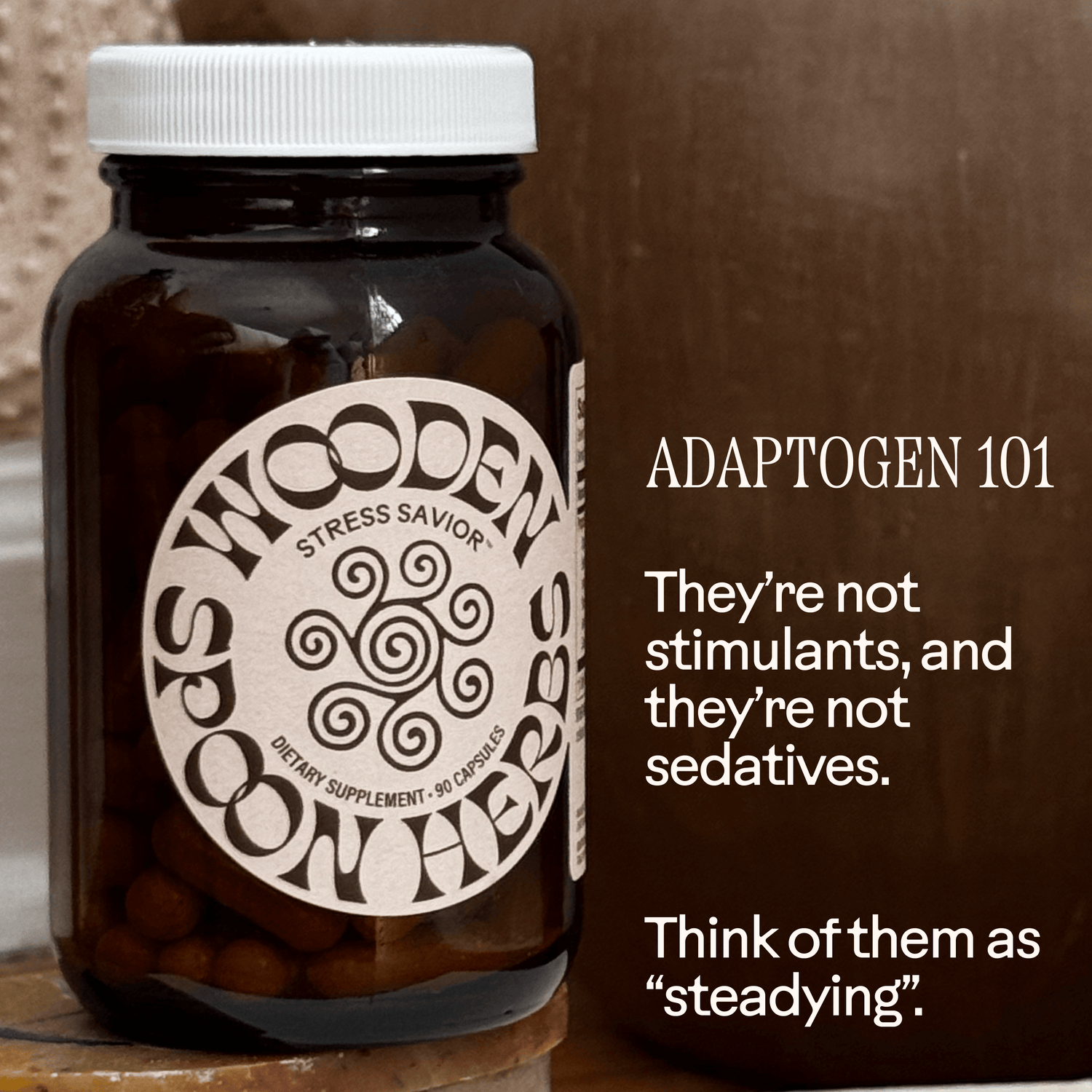 WOODEN SPOON HERBS Capsule Stress Savior