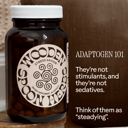 WOODEN SPOON HERBS Capsule Stress Savior