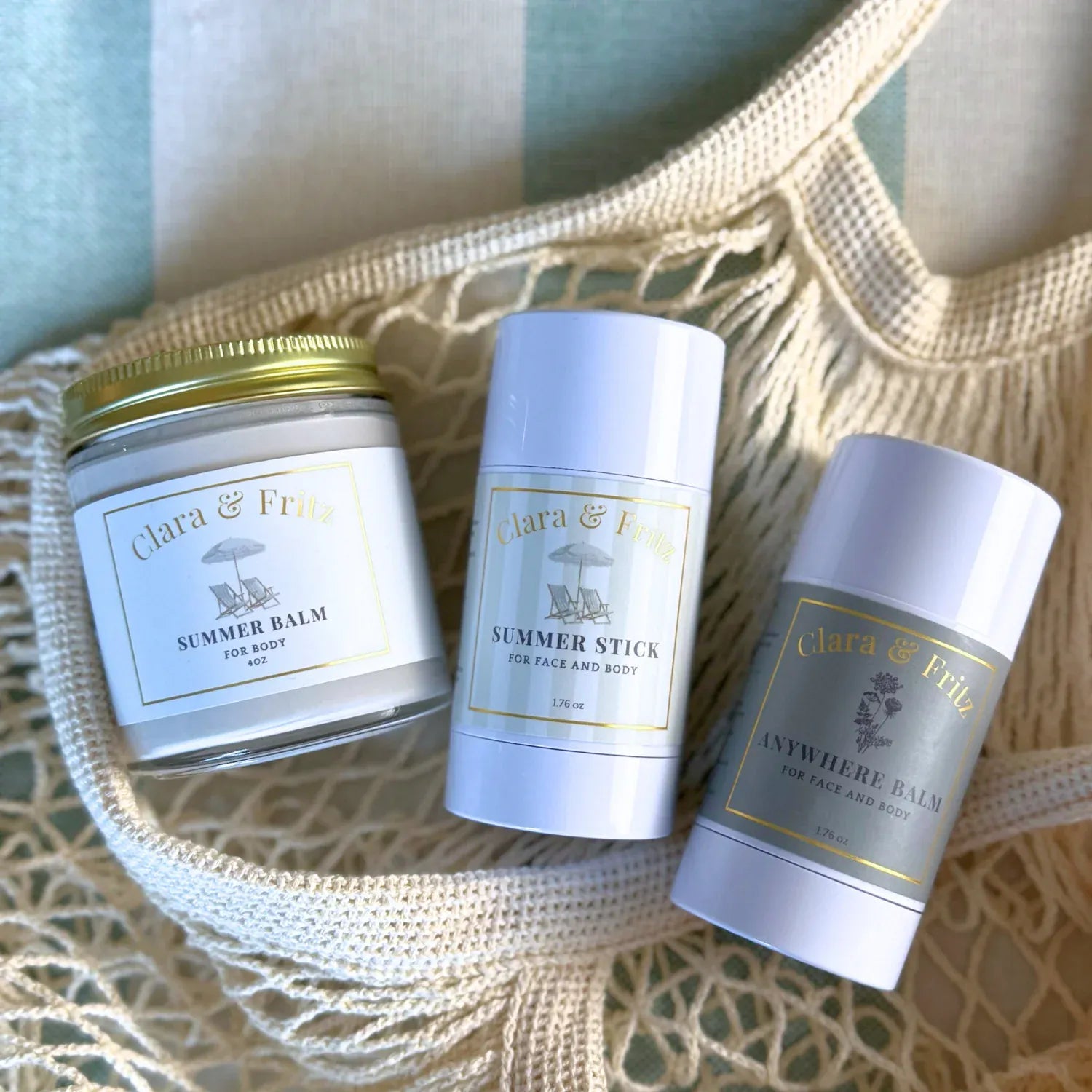 Clara &amp; Fritz Tallow Shop Lotion &amp; Moisturizer 1.76 oz Anywhere Balm for Face &amp; Body