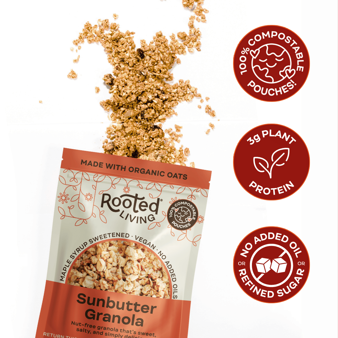 Rooted Living Granola Sunbutter Granola