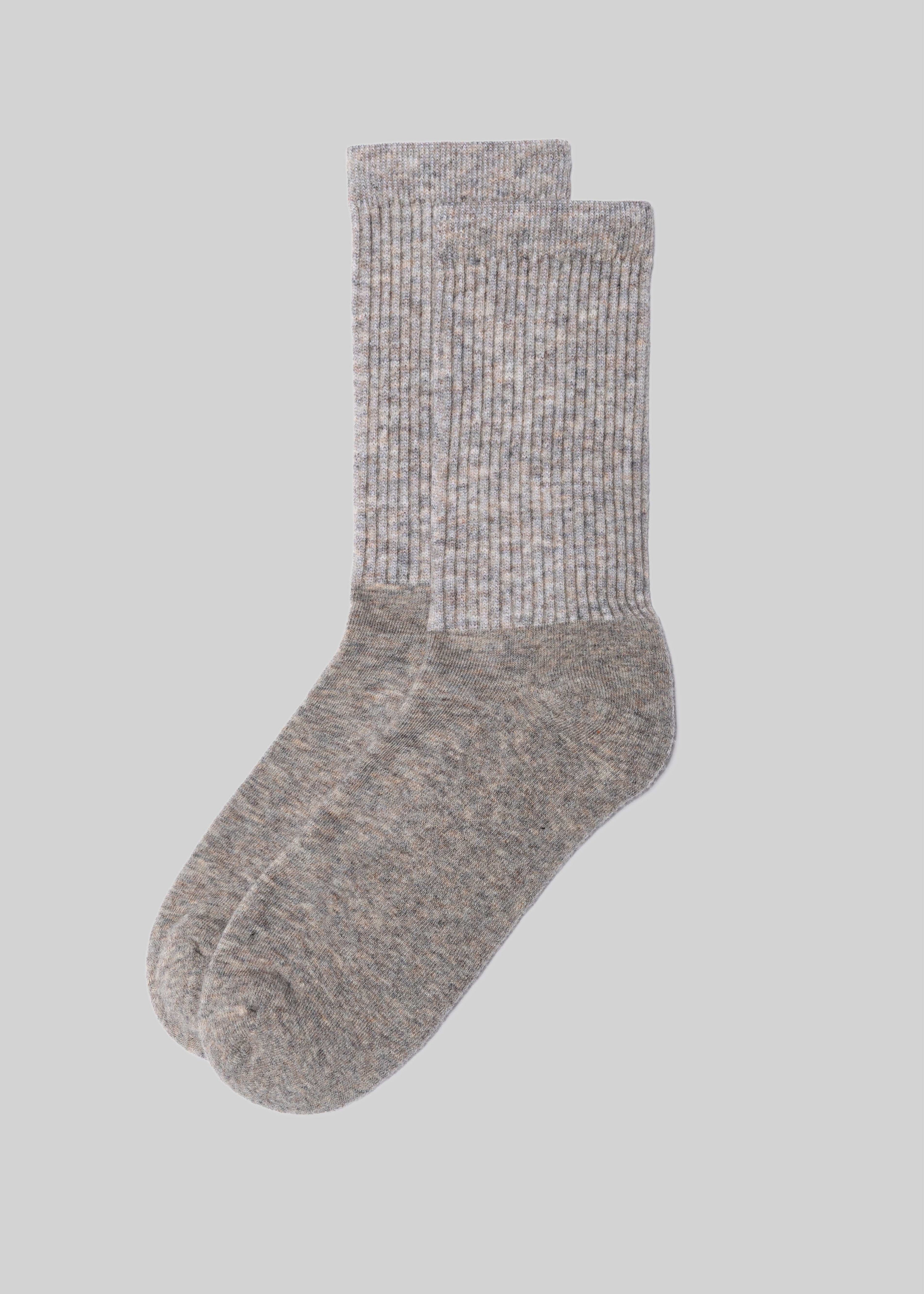 American Trench Socks Taupe Heather / One Size The Supermerino