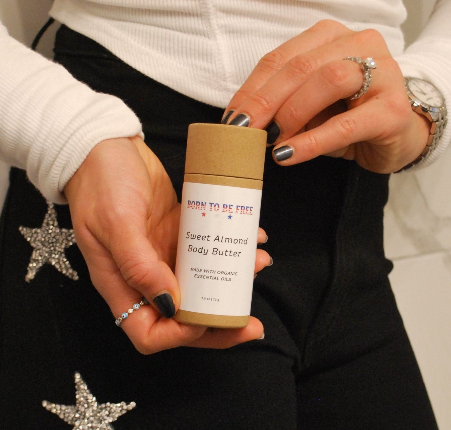 Sweet Almond Body Butter Stick - My American Goods