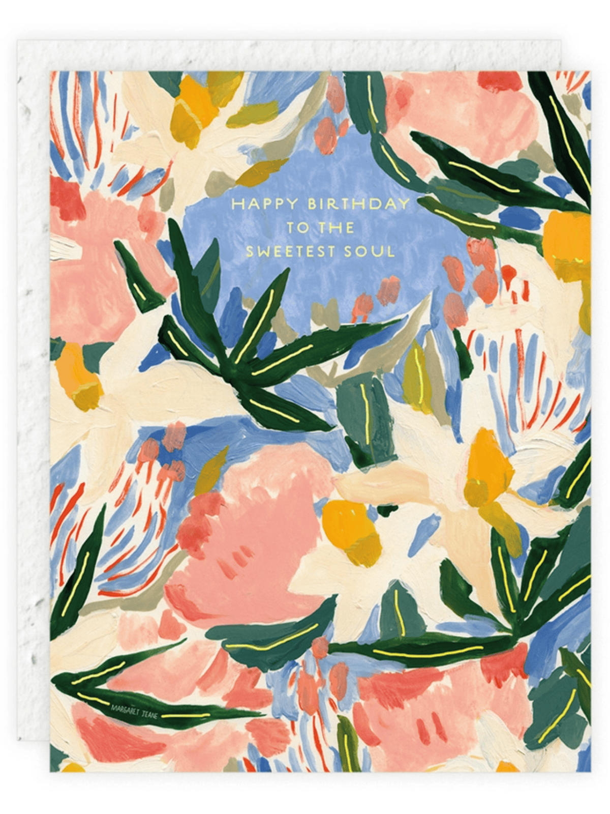 Ash &amp; Rose Greeting &amp; Note Cards Sweetest Soul - Seeded Birthday Card