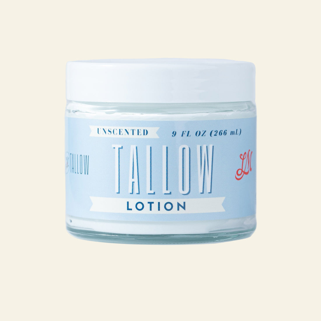 Unscented Tallow Lotion | All-Natural Beef Tallow Moisturizer
