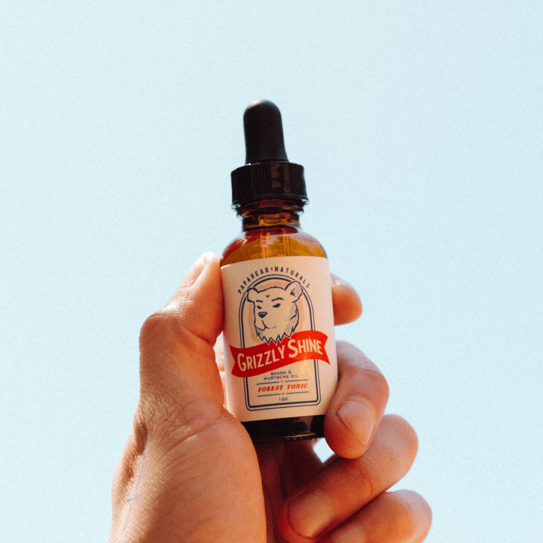 PapaBear Naturals Grizzly Shine Beard Oil - 1 oz