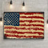 Tailored Canvases Canvas 18x12 inch Medium Premium Gallery Wrapped American Flag Canvas Wall Art