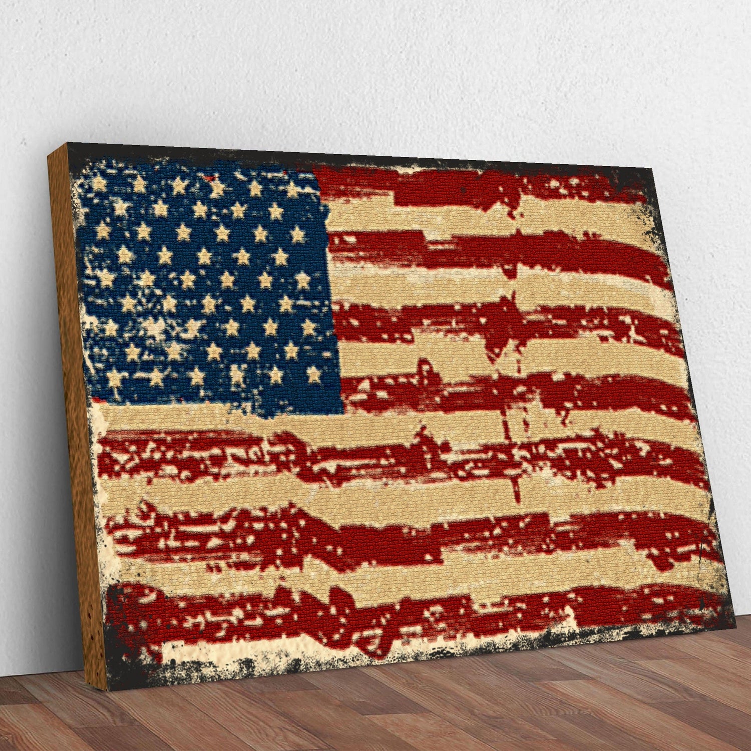 Tailored Canvases Canvas American Flag Canvas Wall Art