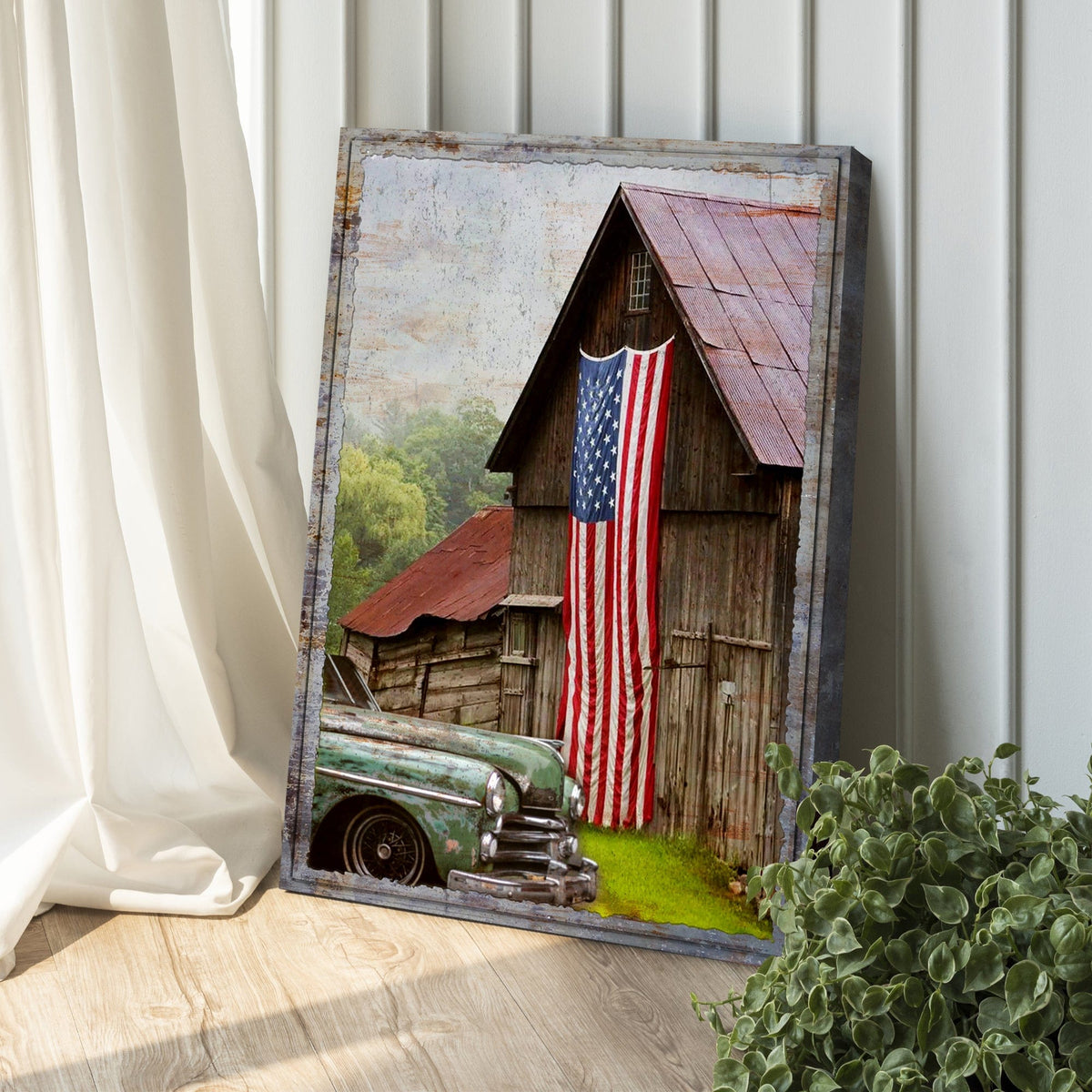 Tailored Canvases Canvas America Country Barn Canvas Wall Art