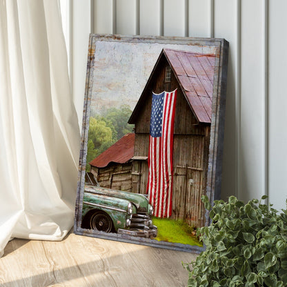 Tailored Canvases Canvas America Country Barn Canvas Wall Art