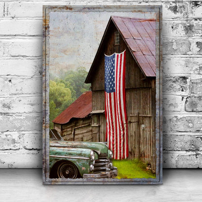 Tailored Canvases Canvas America Country Barn Canvas Wall Art